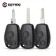 EllYYOU-Coque de clé télécommande de voiture à 3 boutons lame pour Renault Trafic Vivaro Primastar