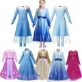 MUABABY – robe fantaisie Elsa pour filles robes de princesse Anna pour Halloween carnaval