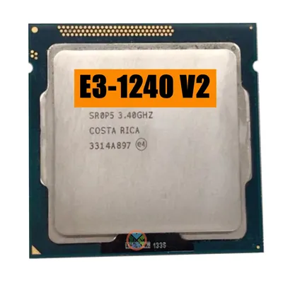 Xeon E3-1240 v2 E3 1240 V2 8M Cache 3.40 GHz SR0P5 LIncome 1155 E3 1240 v2 Processeur CPU livraison