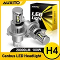 AUXITO – ampoule Canbus LED pour phares faisceau haut et bas 20000LM H4 9003 HB2 100W pour Audi