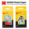 Kodak-Papier Photo Premium Zink 2x3 Pouces 20/50 Feuilles Compatible avec Kodak Fleece Kodak