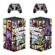 Grand Theft Auto GTA 5 Skin Sticker Cover pour Xbox Series X Console et Manettes XSX Skin Sticker