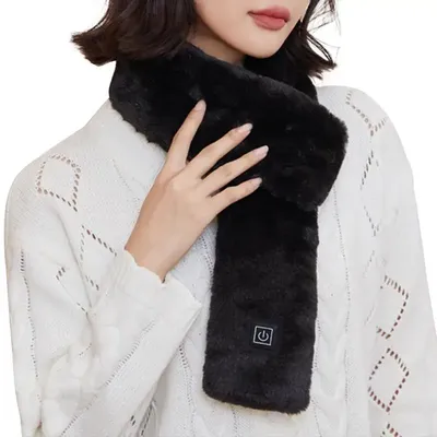 Écharpe chauffante métropolitaine pour femme écharpe d'hiver foulard de la présidence col en