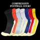 Chaussettes de football coordonnantes mi-mollet pour hommes chaussettes de sport football