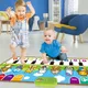 Tapis de clavier musical interactif pour bébé jouet de développement sensoriel avec enregistrement