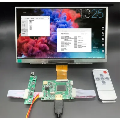Écran d'affichage LCD 10.1 moniteur haute résolution carte de contrôle du pilote à distance