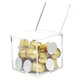 Boîte de rangement de café en capsule acrylique étui transparent anti-poussière avec couvercle