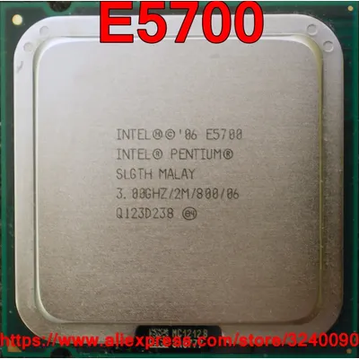 Processeur Intel PENTIUM E5700 3.00GHz/2M/800MHz prise double cœur Original livraison gratuite