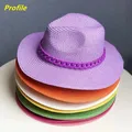 Chapeau de soleil en acrylique couleur Sonaron accessoires d'extérieur chapeau de paille crème