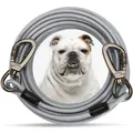Laisse pour chien à câble long câble de course rapide pour grand chien jusqu'à 250 livres grand