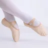 Chaussons de danse en toile à semelle souple pour enfants ballerines de yoga ballerines de gym