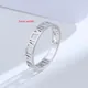 Buyee-Bague simple en argent regardé 925 pour homme et femme polissage léger numéro romain bague