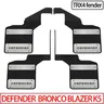 Toprc – garde-boue en métal et caoutchouc pour TRX4 Defender branco Blazer K59 1/10 Rc TRX-4