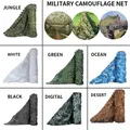 Filet de Camouflage militaire pour chasse jardin gazébo auvent de voiture blanc vert noir