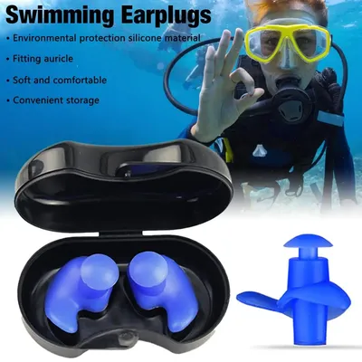 Bouchons d'oreille de natation en Silicone étanches réutilisables Sport de plongée Surf d'eau