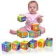 Décennie s de Construction Montessori pour Bébé de 0 à 12 Mois et 1 An Ensemble de Cube Souple