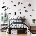 Autocollant Mural Thème Film War Space Sunshine pour Chambre d'Enfant 21 Pièces Sticker Thème