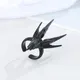 Bague tête de dragon noire gothique punk pour homme bijoux masculins drôles animaux ptérodactyles