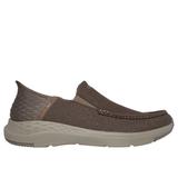 Skechers Men's Slip-ins RF: Parson - Ralven Sneaker | Size 11.0 Extra Wide | Taupe | Textile/Synthetic | Vegan | Machine Washable