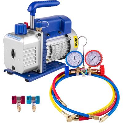 Vevor - 1.8CFM Vakuumpumpe, 1/4HP Unterdruckpumpe Vakuumgeräte Pumpe, 220V Vakuumpumpe