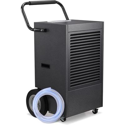 190PPD Commercial Dehumidifier with Built-In Pump,8.2ft Drain Hose and Washable Filter - 190pints