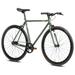 AVASTA 700C 50 In Single Speed Loop Fixed Gear Urban Commuter Fixie Bike, Green - 29.76