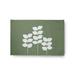 Simply Daisy 2 x 3 Muted Green Simple Stems Spring Chenille Indoor/Outdoor Rug