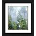 Talbot Frank Christopher 12x14 Black Ornate Wood Framed with Double Matting Museum Art Print Titled - OR Old-growth Douglas Fir tree in the rainforest