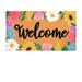 mnjin bottom decoration carpet outdoor mat spring welcoming -slip indoor door home decor multicolor