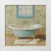 Nai Danhui 15x15 White Modern Wood Framed Museum Art Print Titled - Victorian Bath I