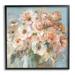 Stupell Industries Blushing Bouquet Pink White Floral Painting Black Framed Art Print Wall Art Design by Danhui Nai
