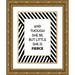Lettered and Lined 25x32 Gold Ornate Wood Framed with Double Matting Museum Art Print Titled - She is Fierce