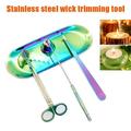 4PCS Candle Accessory Set Candle Snuffer Candle Wick Trimmer Candle Cutter Candle Wick Dipper Great for Scented Candles New