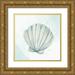 Allen Kimberly 12x12 Gold Ornate Wood Framed with Double Matting Museum Art Print Titled - Seashore Shell 2