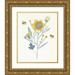 Wang Melissa 12x14 Gold Ornate Wood Framed with Double Matting Museum Art Print Titled - Honey Bees II