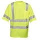 Cordova Cor-Brite Type R Class III Lime Birdseye Mesh T-Shirt Short Sleeves Chest Pocket 2-Inch Silver Reflective Tape X-Large