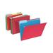 Teacher s Hanging File Folder Combo Kit Letter Size Assorted Colors (25) 1/5-Cut Hanging Folders (50) 1/3-Cut File Folders | Bundle of 2 Boxes