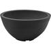 Crescent Garden Plastic Pot Planter in Black | 20 H x 10 W x 20 D in | Wayfair 645667186690