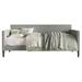Home Design Inc. Sutton Twin Daybed Upholstered/Polyester in Gray | 35.4 H x 42.1 W x 80.7 D in | Wayfair 50029-011