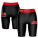 Women's Black/Red Jacksonville State Gamecocks Logo Bike Shorts