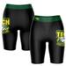 Women's Black/Green Arkansas Tech Plus Size Logo Bike Shorts