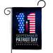 Breeze Decor Memory Of 9/11 2-Sided Polyester 19 x 13 in. Garden Flag in Black | 18.5 H x 13 W in | Wayfair BD-PT-IP-US22-BD-120245-G-BO