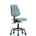 Latitude Run® Vinyl Chair - Desk Height w/ Round Tube Base, Medium Back, Seat Tilt, & Casters In Borscht Supernova Vinyl Upholstered | Wayfair