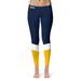 Women's Blue/Gold Tennessee Chattanooga Mocs Ankle Color Block Yoga Leggings