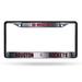 Basketball Rico Industries Houston Rockets Black Black Chrome Frame 12 x 6 Black Chrome Frame 12 x 6 Car/Truck Auto Accessory