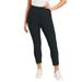 Plus Size Women's Essential Cropped Legging by June+Vie in Heather Charcoal (Size 22/24)