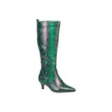 Women's Darcy Boot by French Connection in Green Snake (Size 6 M)