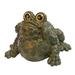 August Grove® Arec Frog Statue Resin/Plastic in Green | 6 H x 9 W x 7.5 D in | Wayfair 36C54B03919F4771889D4B46CCC0F3C1