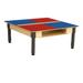 Wood Designs Time-2-Play Table Wood/Plastic in Black | 18.5 H x 35 W x 31 D in | Wayfair TPSQTSA1217-SRB