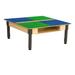 Wood Designs Time-2-Play Table Wood/Plastic in Black | 18.5 H x 35 W x 31 D in | Wayfair TPSQTSA1217-PBG